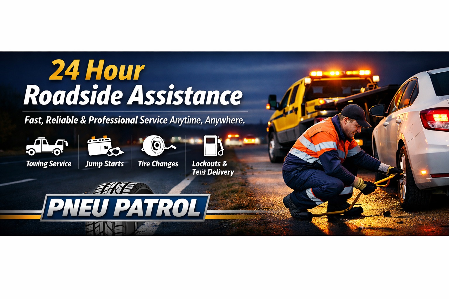 24 hour emergency tyre repair