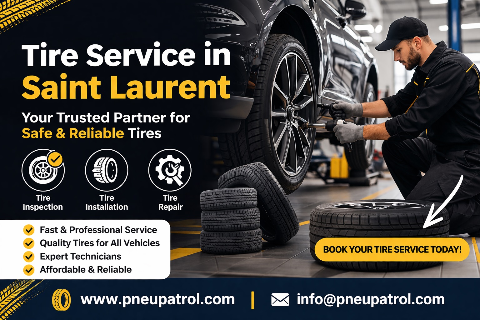 Tire Service in Saint Laurent