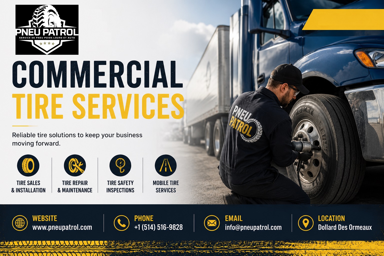 Commercial Tire Services in Dollard Des Ormeaux