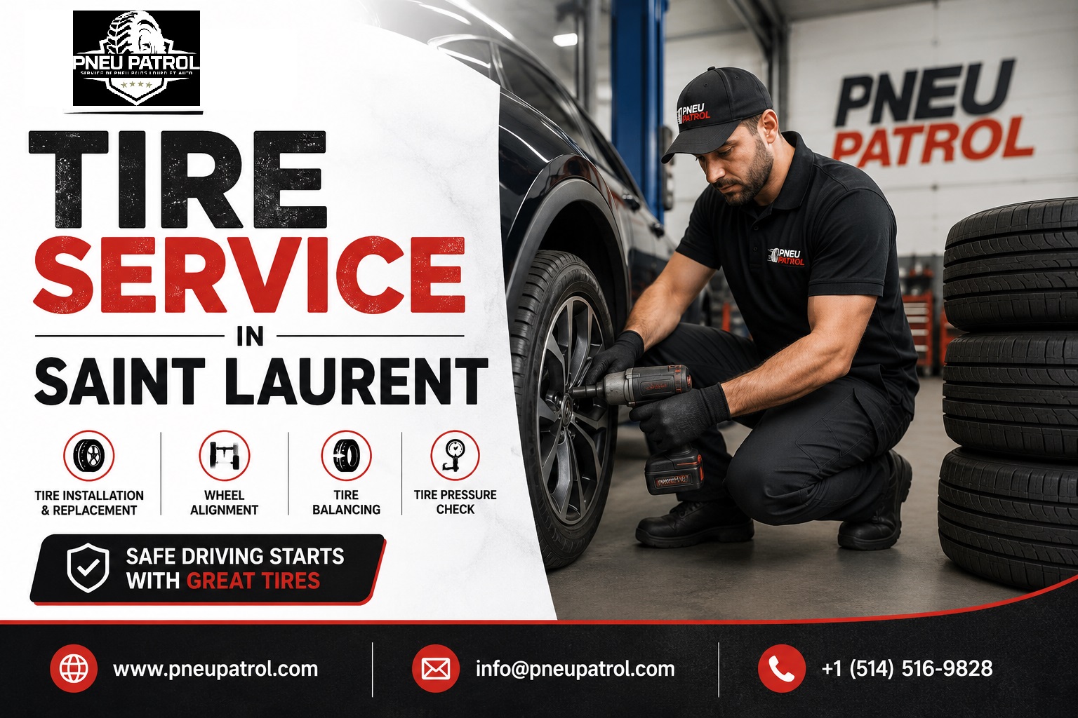 Tire Service in Saint Laurent
